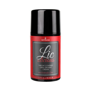 Sensuva Lic-o-licious Throat Coating Oral Delight Cream Watermelon 1.7 oz.