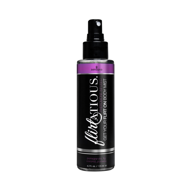 Sensuva Flirtatious Pheromone-Infused Body Mist Pomegranate 4.2 oz.