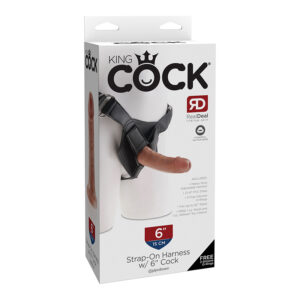 Pipedream King Cock Strap-on Harness With 6 in. Cock Tan
