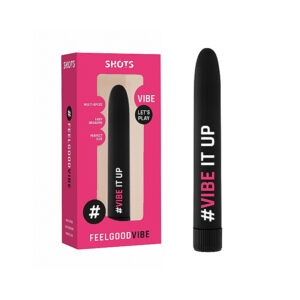 Shots FeelGood Vibe '#Vibe It Up' Slimline Vibrator Black