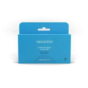 Doc Johnson Heighten Suppositories with CBD 400mg (100mg/ea) 4 pcs