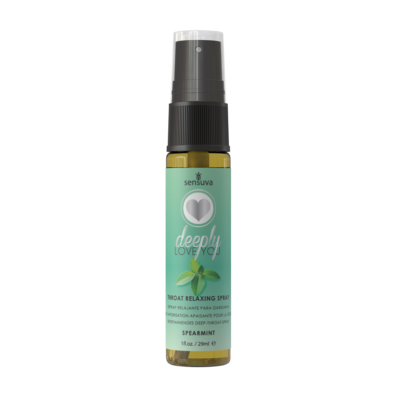 Sensuva Deeply Love You Throat Relaxing Spray Spearmint 1 oz.