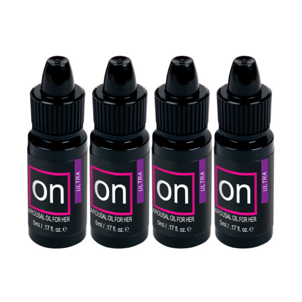 Sensuva ON Ultra Arousal Oil 4-Pack 5 ml Large Boxes