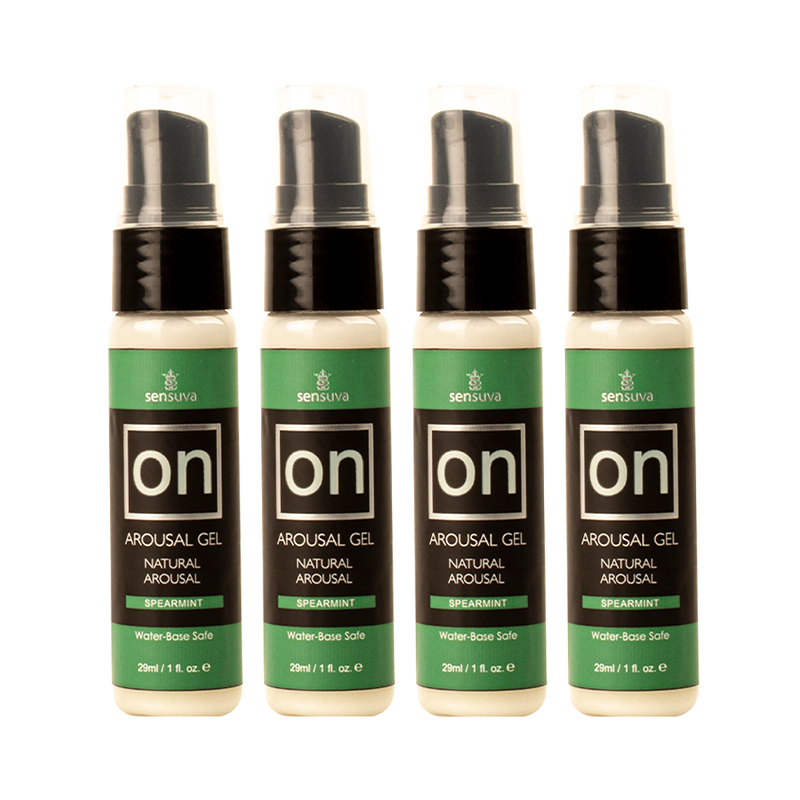 Sensuva ON Arousal Gel Spearmint 4-Pack 1 oz.