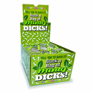 Suck a Bag of Minty Dicks 5-Pack 100-Piece Display