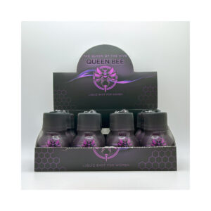Queen Bee Female Enhancer Liquid Shots 12 Bottles Per Display