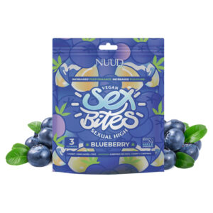 NUUD BITES Male Aphrodisiac Gummies Blueberry