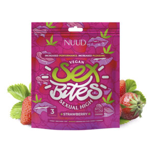NUUD BITES Female Aphrodisiac Gummies Strawberry